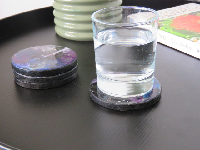 Galaxy coasters - Purple