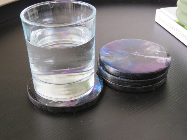 Galaxy coasters - Purple