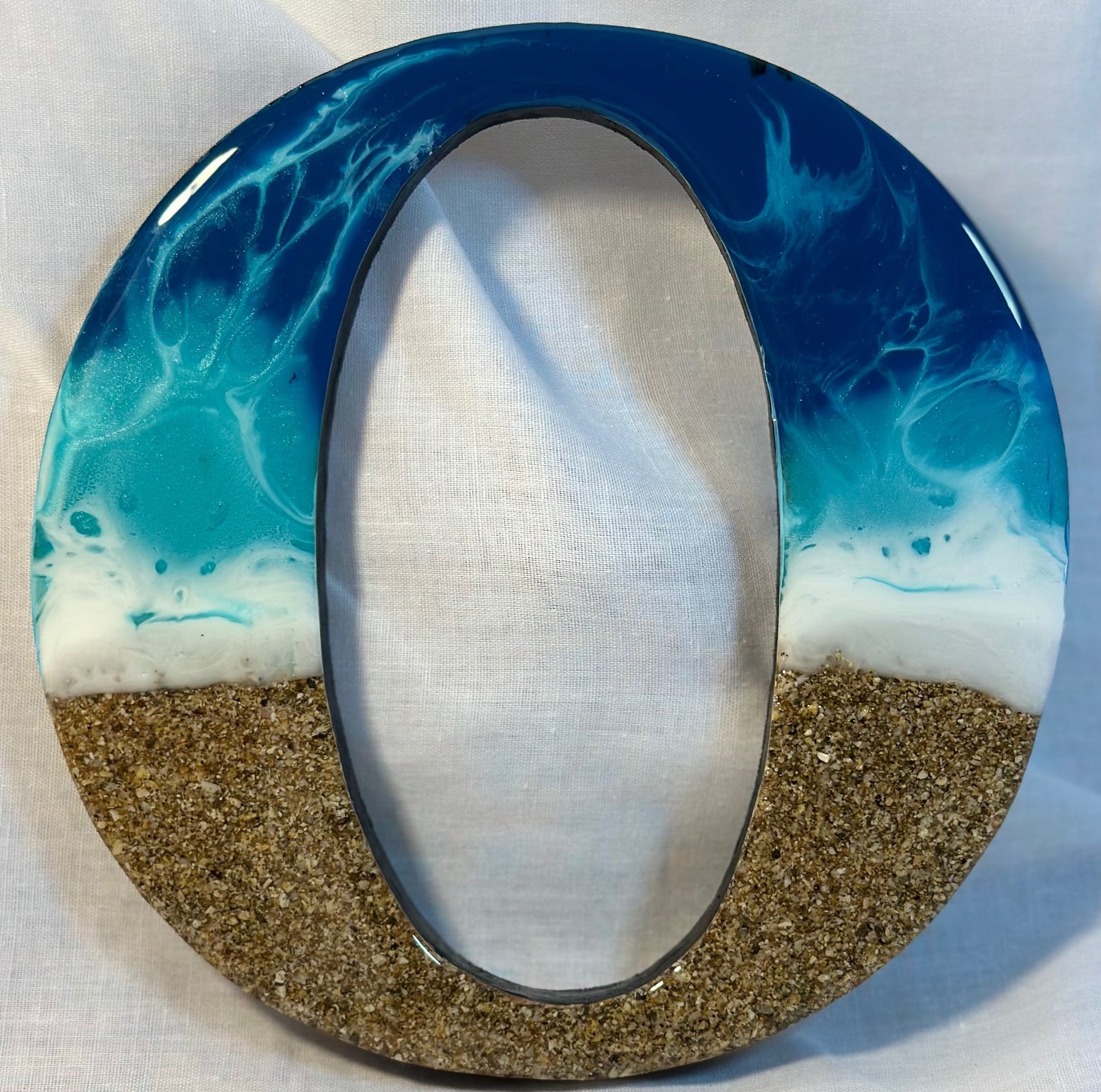 Resin art lettering - AROHA